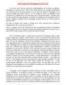 Commentaire des coches de Montaigne