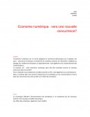 L'économie numérique peut-elle être considérée comme un nouveau concurrent sur le marché?