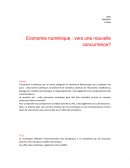 L'économie numérique peut-elle être considérée comme un nouveau concurrent sur le marché?