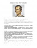 Biographie de Montesquieu