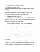 Equilibre économique