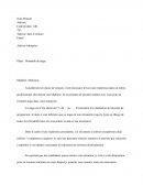 Lettre de motivation stage international