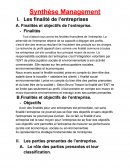 Synthèse de management
