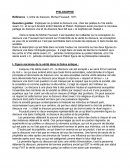 Expliquez ce qu’était le discours vrai, chez les poètes du VIe siècle avant J.C. et ce qu’il devient entre Hésiode et Platon. Expliquez aussi pourquoi le nouveau partage du discours vrai et du discours faux fait que « le sophiste est chassé »