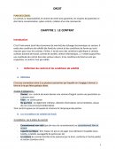 Cours de droit sur le contrat