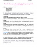 Rédaction des supports de marketing direct s’appuie en général sur la méthode AIDA