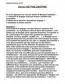 Le langage