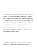 Analyse d'un texte de Chateaubriand