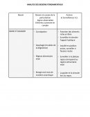 Analyse des besoins fondamentaux