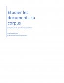 Etudier les documents du corpus