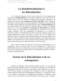 La désindustrialisation et les délocalisations