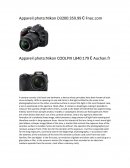 Appareil photo:Nikon D3200:359.99 € Fnac.com