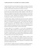 L'égalité professionnelle