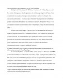 La rationalisation du parlementarisme sous la Vème République