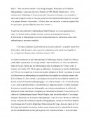 Une étrange étrangeté. Remarques sur la situation ethnographique.