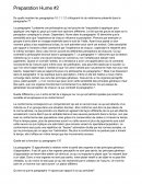 Preparation Hume