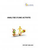 Analyse d'activité