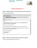 CCP 1 CORRECTION Etude de cas EVALUATION MISSIONS 1 A 4