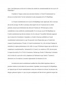 Contrôle de constitutionalité des lois (bilan Ve République)