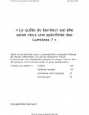 La quête du bonheur est-elle une spécificité des Lumières ?