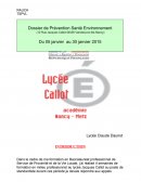 Prévention santé environnement