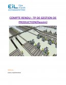 COMPTE RENDU : TP DE GESTION DE PRODUCTION(flexsim)