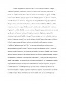 Introduction l'incipit de Candide