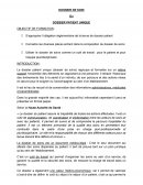 Dossier de soins