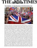 The immigration : an aggravating factor of the British identity crises