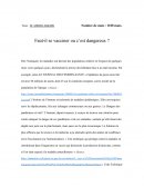 Faut-il se vacciner ?