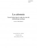 Travail sur la calomnie