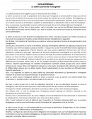 Ecrit synthétique - Le cahier journal de l'enseigante