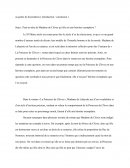 Sous-partie de dissertation "La Princesse de Clèves"