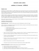 Cv Assistante sociale scolaire candidate à la formation CAFERUIS