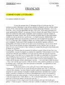 Commentaire littéraire - les animaux malades de la peste