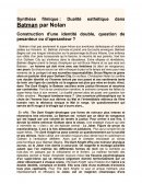 Construction d'une identité double, question de pesanteur ou d’apesanteur ?