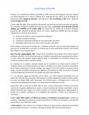 La politique culturelle