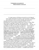 Commentaire Marbeuf, Je disais l'autre jour