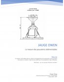 Rapport jauge d'Owen