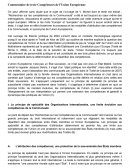 Compétences de l'Union Européenne