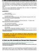 PPO transformation de Paris par Hausmann