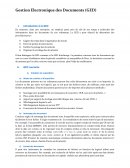 Gestion électronique des documents