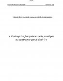 Entreprises française est-elle contrainte ou protégé par le droit ?