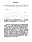 « Chacun appelle barbarie ce qui n’est pas de son usage » Dans quelle mesure cette citation de Montaigne s’applique-t-elle à l’œuvre que vous avez étudié cette année ainsi qu’aux documents et textes que vous avez parcourus ?