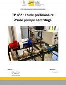 TP2 Etude d'une pompe centrifuge