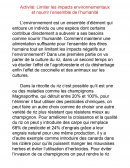 Limiter les impacts environnementaux