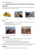 Projet de commande à distance d'un bulldozer