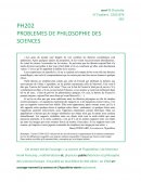 Problème de philosophie des sciences