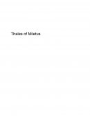 Thales of Miletus