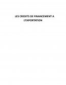 DROIT COMMERCIAL INTERNATIONALE : LES CREDITS DE FINANCEMENT A L’EXPORTATION